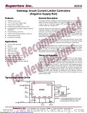 HV310LG-G datasheet pdf Microchip