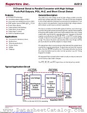 HV513WG-G datasheet pdf Microchip