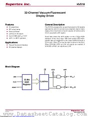 HV518PJ-G datasheet pdf Microchip