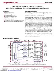 HV57009 datasheet pdf Microchip