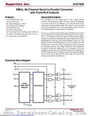 HV57908 datasheet pdf Microchip