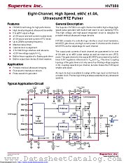 HV7350K6-G datasheet pdf Microchip