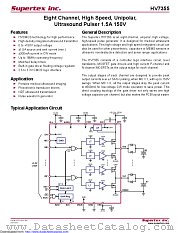 HV7355K6-G datasheet pdf Microchip