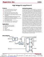 HV830 datasheet pdf Microchip