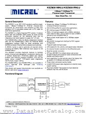 KSZ8051MNLV datasheet pdf Microchip