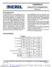 KSZ8895RQXIA datasheet pdf Microchip