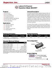 LND01 datasheet pdf Microchip