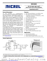 MIC26603-ZAYJL-TR datasheet pdf Microchip