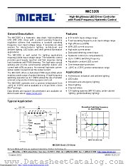 MIC3205 datasheet pdf Microchip