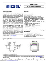 MIC45208-2YMP-T1 datasheet pdf Microchip