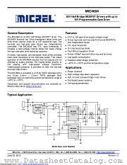 MIC4604YM-T5 datasheet pdf Microchip