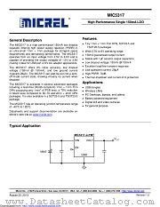 MIC5317-3.0YMT-TR datasheet pdf Microchip