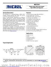 MIC5319-1.3HYD5-TR datasheet pdf Microchip