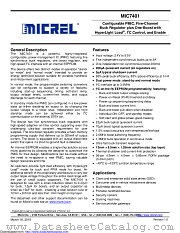 MIC7401 datasheet pdf Microchip