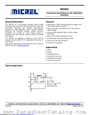 MIC833 datasheet pdf Microchip