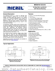 MIC94161YCS-TR datasheet pdf Microchip