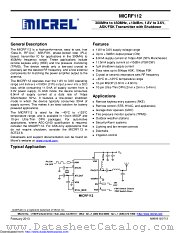 MICRF112YMM-TR datasheet pdf Microchip