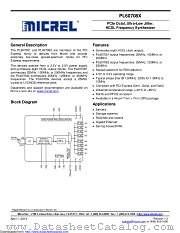 PL607081UMG datasheet pdf Microchip