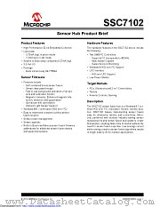 SSC7102 datasheet pdf Microchip