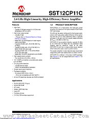 SST12CP11-QVCE datasheet pdf Microchip
