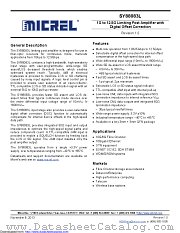 SY88083LMG-TR datasheet pdf Microchip