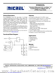 SY898535XLKY-TR datasheet pdf Microchip