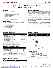 TN0106N3-G datasheet pdf Microchip