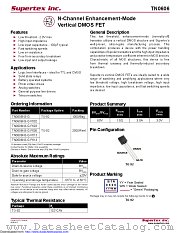 TN0606 datasheet pdf Microchip