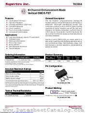 TN2504 datasheet pdf Microchip