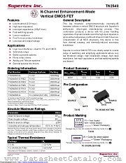 TN2540 datasheet pdf Microchip