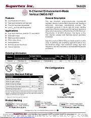 TN5325N3-G-P002 datasheet pdf Microchip