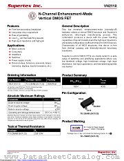 VN2110K1-G datasheet pdf Microchip