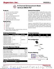 VN2222LL-G-P003 datasheet pdf Microchip