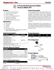 VN2224N3-G datasheet pdf Microchip