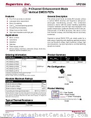 VP2106 datasheet pdf Microchip