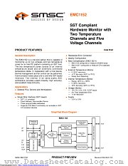 EMC1152 datasheet pdf Microchip