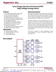 HV2662LB-G datasheet pdf Microchip