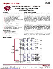 HV2705FG-G-M931 datasheet pdf Microchip