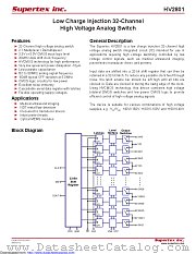 HV2801K6-G datasheet pdf Microchip