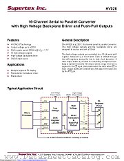 HV528K6-G datasheet pdf Microchip