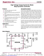 HV9150 datasheet pdf Microchip