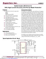 HV9912NG-G-M901 datasheet pdf Microchip