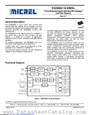 KSZ8862-32MQL-FX datasheet pdf Microchip