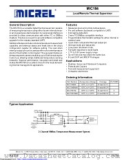MIC184 datasheet pdf Microchip