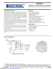 MIC2198 datasheet pdf Microchip