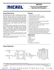 MIC2230-SSYML-TR datasheet pdf Microchip