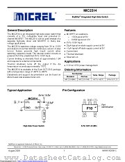 MIC2514 datasheet pdf Microchip