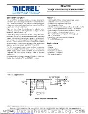 MIC2779 datasheet pdf Microchip