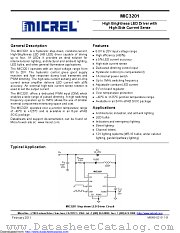 MIC3201YME-TR datasheet pdf Microchip