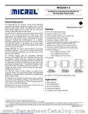 MIC3231YTSE-TR datasheet pdf Microchip